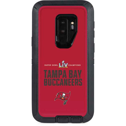 NFL Super Bowl LV Champions Tampa Bay Buccaneers Otterbox Defender Galaxy Skin
