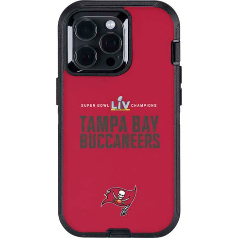 NFL Super Bowl LV Champions Tampa Bay Buccaneers Otterbox Defender iPhone Skin