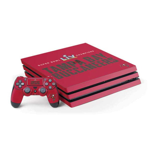 NFL Super Bowl LV Champions Tampa Bay Buccaneers PS4 Pro Bundle Skin