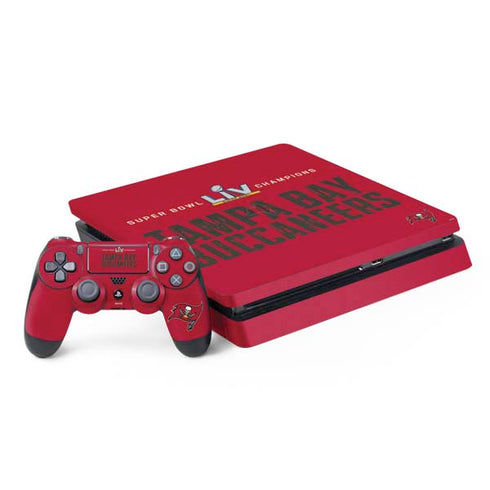 NFL Super Bowl LV Champions Tampa Bay Buccaneers PS4 Slim Bundle Skin