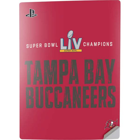 NFL Super Bowl LV Champions Tampa Bay Buccaneers PS5 Digital Edition Console Skin