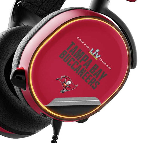 NFL Super Bowl LV Champions Tampa Bay Buccaneers SteelSeries Arctis 3 Skin