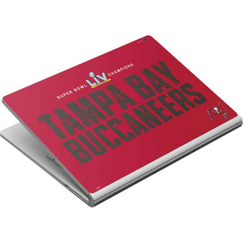 NFL Super Bowl LV Champions Tampa Bay Buccaneers Surface Book Skin