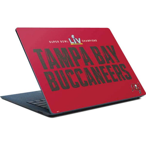 NFL Super Bowl LV Champions Tampa Bay Buccaneers Surface Laptop Skin