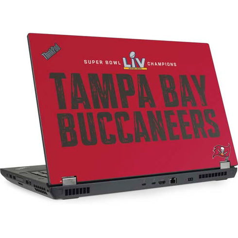 NFL Super Bowl LV Champions Tampa Bay Buccaneers Lenovo ThinkPad Skin