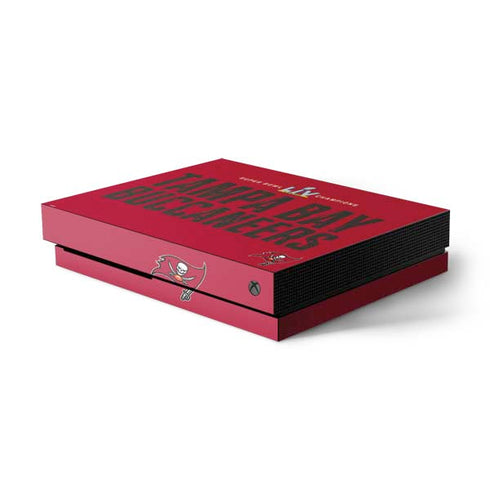 NFL Super Bowl LV Champions Tampa Bay Buccaneers Xbox One X Console Skin