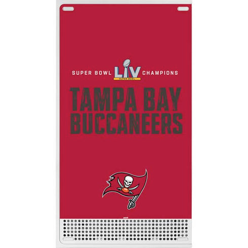 NFL Super Bowl LV Champions Tampa Bay Buccaneers Xbox Series S Console Skin
