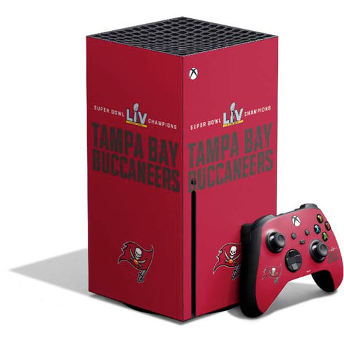 NFL Super Bowl LV Champions Tampa Bay Buccaneers Xbox Series X Bundle Skin