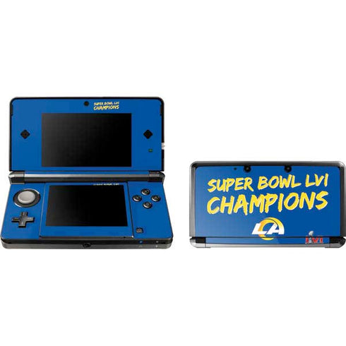 NFL Super Bowl LVI Champions Rams 3DS (2011) Skin