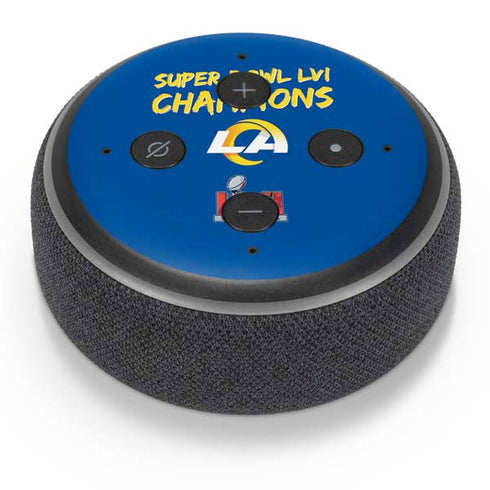 NFL Super Bowl LVI Champions Rams Amazon Echo Dot Skin