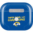 NFL Super Bowl LVI Champions Rams Apple AirPods (3rd Gen 2021) Skin