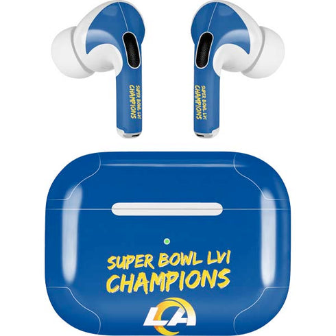 NFL Super Bowl LVI Champions Rams Apple AirPods Pro Skin