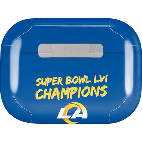 NFL Super Bowl LVI Champions Rams Apple AirPods Pro Skin