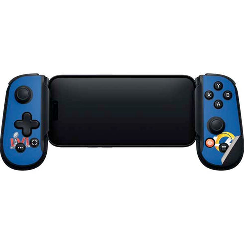 NFL Super Bowl LVI Champions Rams Backbone One for iPhone Game Controller Skin