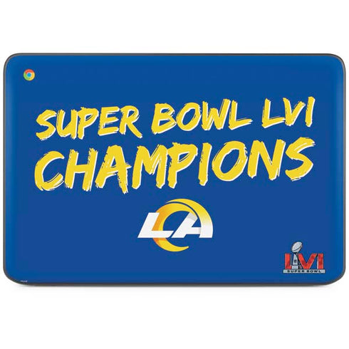 NFL Super Bowl LVI Champions Rams HP Chromebook Skin