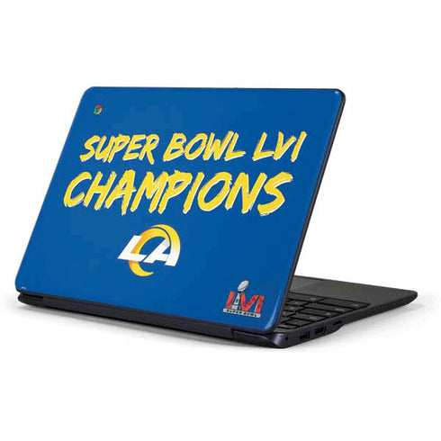 NFL Super Bowl LVI Champions Rams Samsung Chromebook Skin