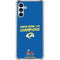 NFL Super Bowl LVI Champions Rams Galaxy A13 5G Clear Case
