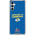 NFL Super Bowl LVI Champions Rams Galaxy A15 5G Clear Case