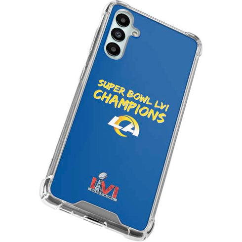 NFL Super Bowl LVI Champions Rams Galaxy A15 5G Clear Case