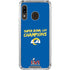 NFL Super Bowl LVI Champions Rams Galaxy A30 Clear Case