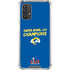 NFL Super Bowl LVI Champions Rams Galaxy A32 5G Clear Case