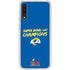 NFL Super Bowl LVI Champions Rams Galaxy A50 Clear Case