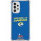 NFL Super Bowl LVI Champions Rams Galaxy A53 5G Clear Case