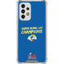NFL Super Bowl LVI Champions Rams Galaxy A53 5G Clear Case