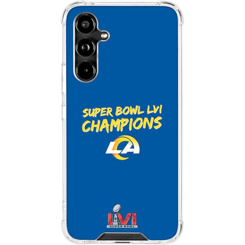 NFL Super Bowl LVI Champions Rams Galaxy A54 5G Clear Case