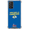 NFL Super Bowl LVI Champions Rams Galaxy A72 5G Clear Case