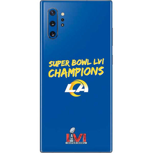 NFL Super Bowl LVI Champions Rams Galaxy Note 10 Plus Skin