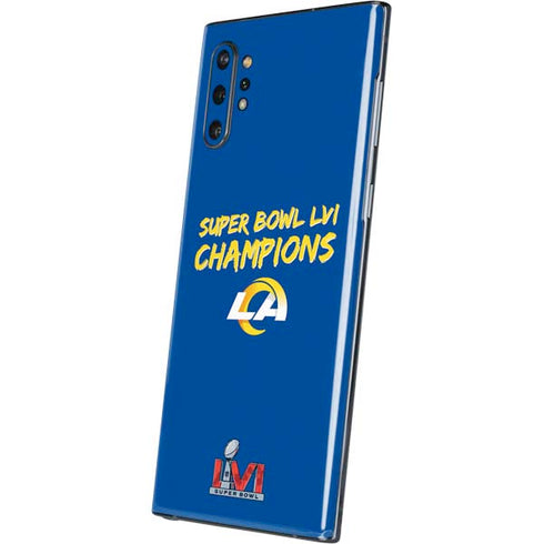 NFL Super Bowl LVI Champions Rams Galaxy Note 10 Plus Skin