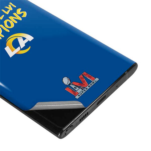 NFL Super Bowl LVI Champions Rams Galaxy Note 10 Plus Skin