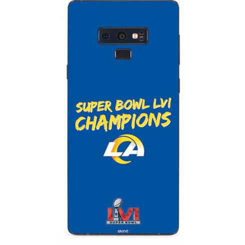 NFL Super Bowl LVI Champions Rams Galaxy Note 9 Skin