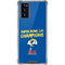 NFL Super Bowl LVI Champions Rams Galaxy Note20 5G Clear Case