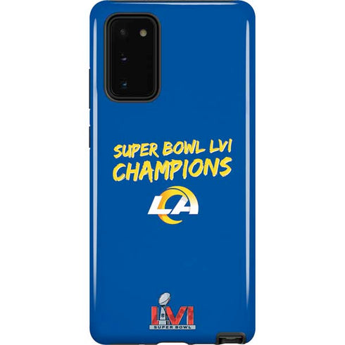 NFL Super Bowl LVI Champions Rams Galaxy Note20 5G Pro Case