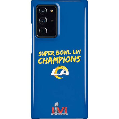 NFL Super Bowl LVI Champions Rams Galaxy Note20 Ultra 5G Lite Case