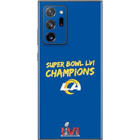 NFL Super Bowl LVI Champions Rams Galaxy Note20 Ultra 5G Skin