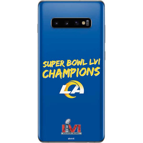 NFL Super Bowl LVI Champions Rams Galaxy S10 Plus Skin