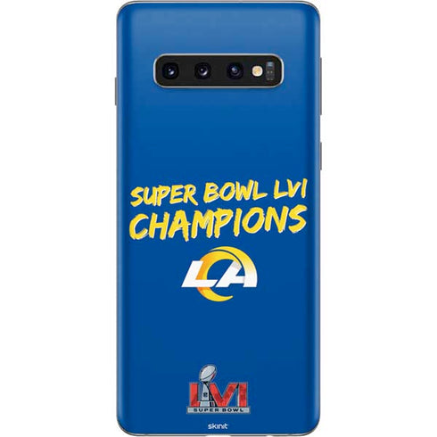 NFL Super Bowl LVI Champions Rams Galaxy S10 Skin