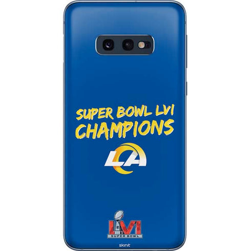 NFL Super Bowl LVI Champions Rams Galaxy S10e Skin