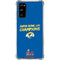 NFL Super Bowl LVI Champions Rams Galaxy S20 FE Clear Case