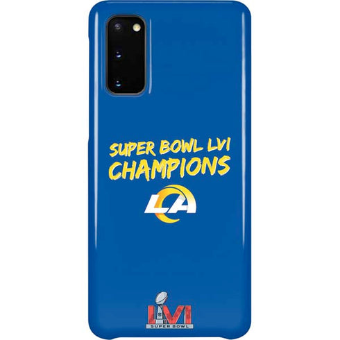 NFL Super Bowl LVI Champions Rams Galaxy S20 Lite Case