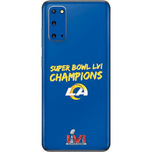 NFL Super Bowl LVI Champions Rams Galaxy S20 Skin