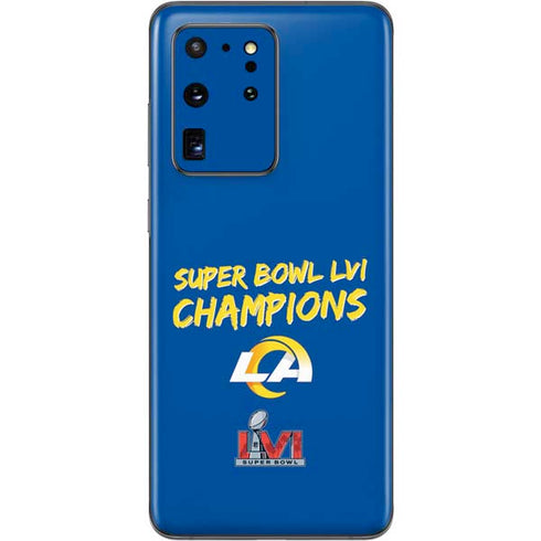 NFL Super Bowl LVI Champions Rams Galaxy S20 Ultra 5G Skin