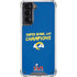 NFL Super Bowl LVI Champions Rams Galaxy S21 5G Clear Case