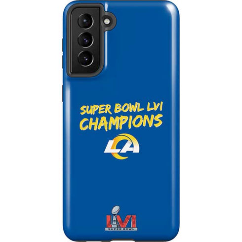 NFL Super Bowl LVI Champions Rams Galaxy S21 Plus 5G Pro Case