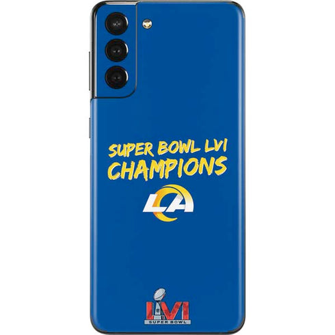 NFL Super Bowl LVI Champions Rams Galaxy S21 Plus 5G Skin