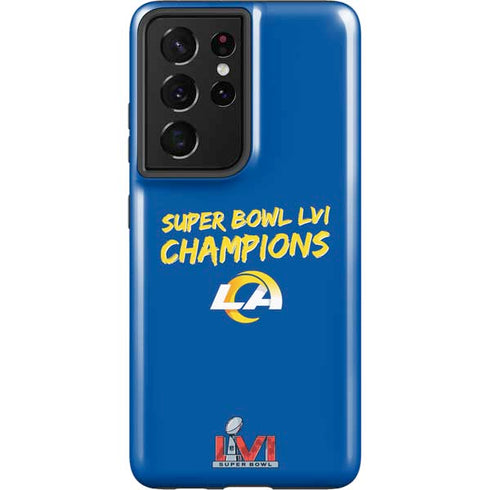 NFL Super Bowl LVI Champions Rams Galaxy S21 Ultra 5G Pro Case