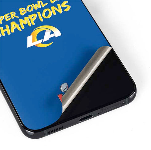NFL Super Bowl LVI Champions Rams Galaxy S22 Plus Skin